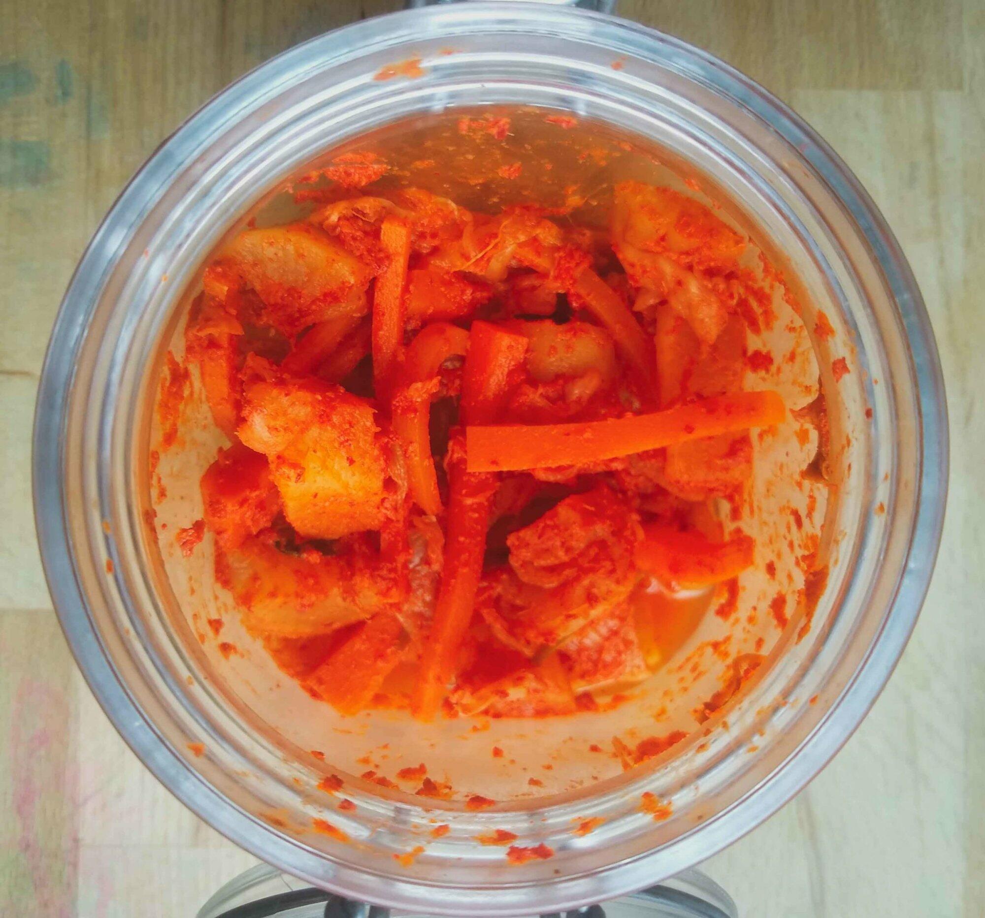 Can you speed up the fermentation time of Kimchi - 20200716 Kimchi StoreD In The FriDge AnD Being Eaten 2 2048x1910